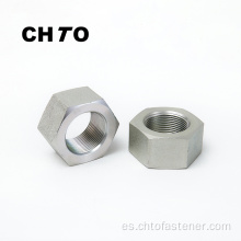 ISO 4034 Grado 8 Hexagon Nuts Zinc chapado en